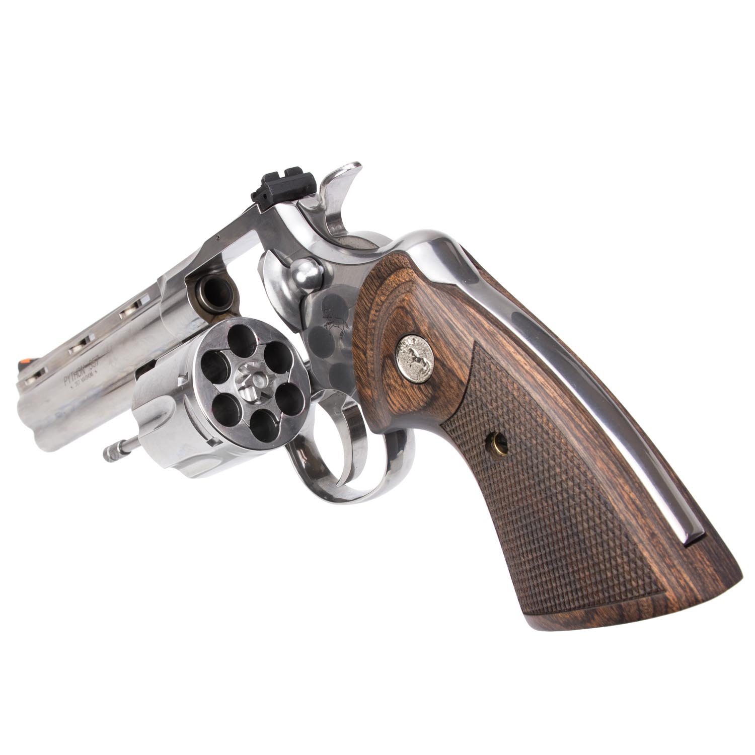 Colt Python .357 Magnum Revolver, Stainless w/ Walnut Grip, 6