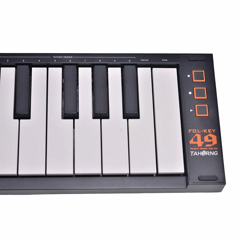 TAHORNG FOL-KEY49 折りたたみ式49鍵MIDIキーボード＆コントローラー
