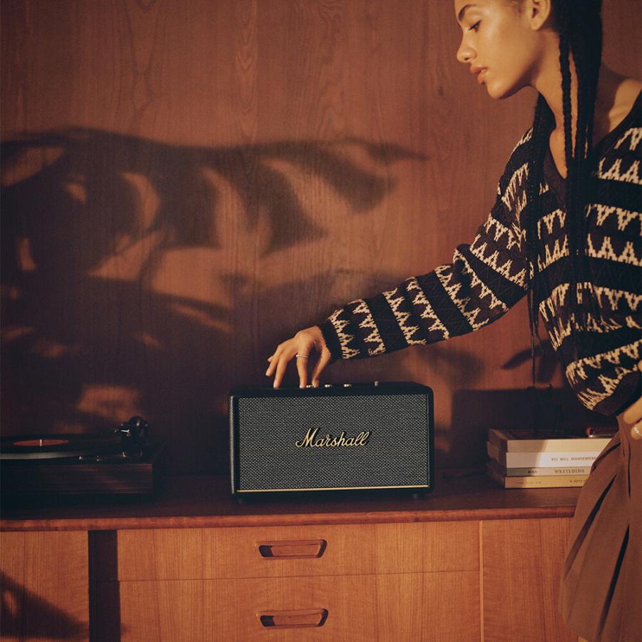 マーシャル Marshall STANMORE 3 Bluetooth Black + AUX対応カール