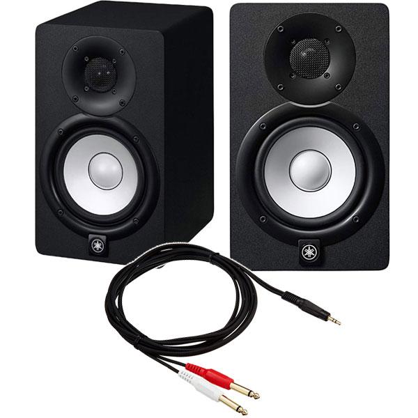 YAMAHA モニタースピーカー HS5（ペア）+ ミニステレオプラグ/フォン