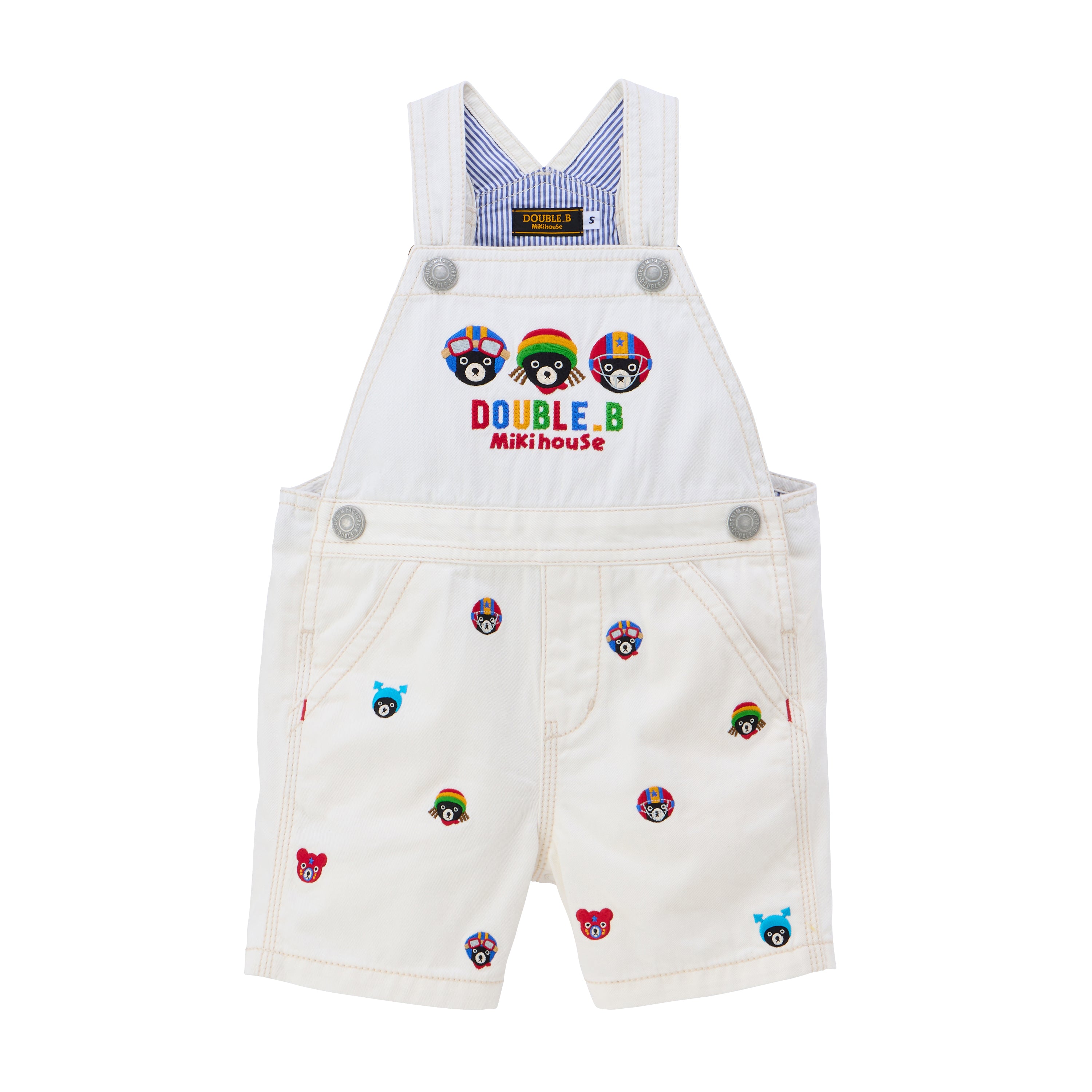 5/4 length overalls – ミキハウスオフィシャルサイト