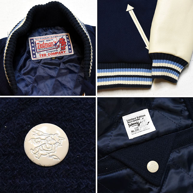 テッドマン（TEDMAN）「Good Luck」スタジアムジャケット/TDJ-18000