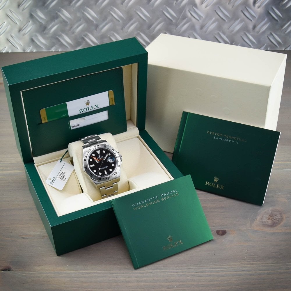 Rolex Explorer II 216570 - Black Dial - 2018| Miltona Diamonds