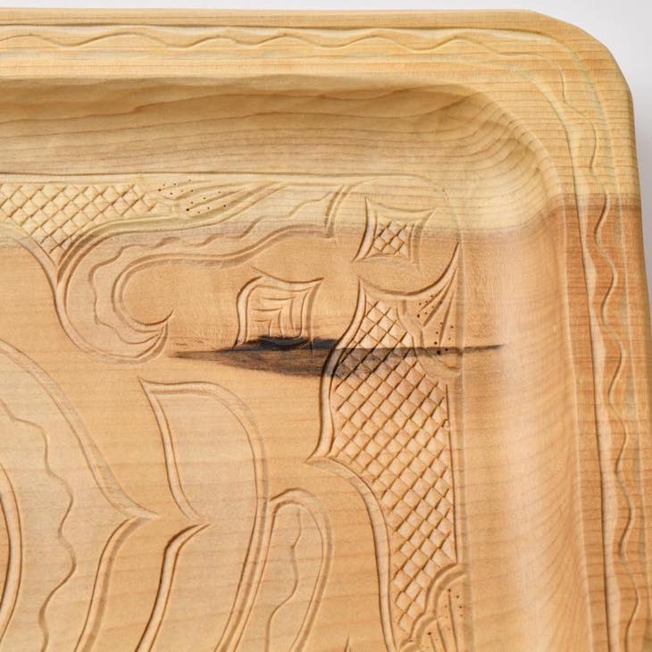 アイヌ イタ 長角盆 一尺五寸五分 ｜ みんげい おくむら （日本と世界