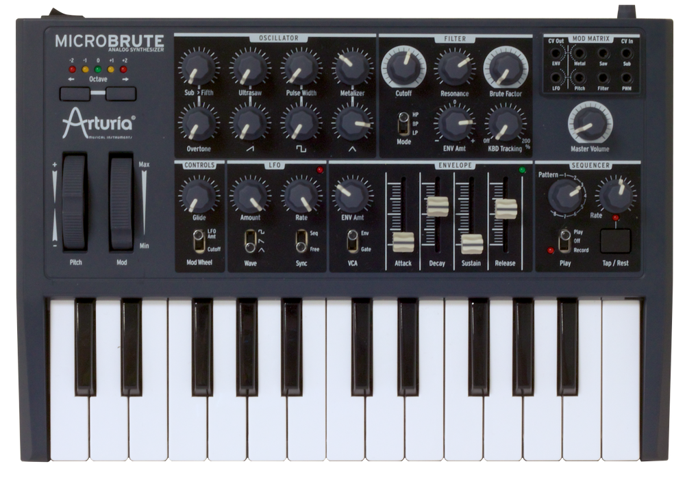 Arturia MICRO BRUTEデビュー！ミニ鍵盤＆ステップシーケンサーを新た