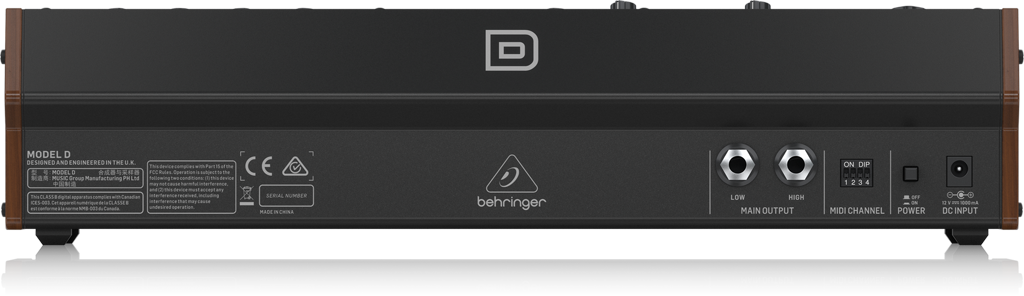 Behringerの大人気アナログシンセサイザーMODEL Dが期間限定で税抜