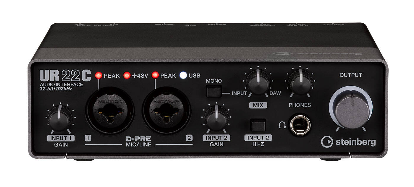 Steinbergがオーディオインターフェイスの新製品「UR-Cシリーズ」発表
