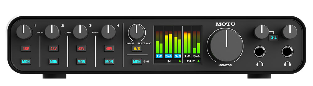 MOTUがUSB-Cオーディオインターフェイスの新製品M6を発表