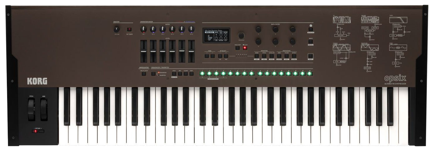 KORGが新しいデジタル・シンセサイザーopsix SE、SE Platinumを発売