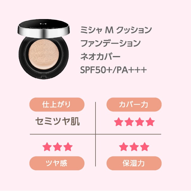 ミシャグロウクッションファンデーション（ルミナスカバー） | MISSHA