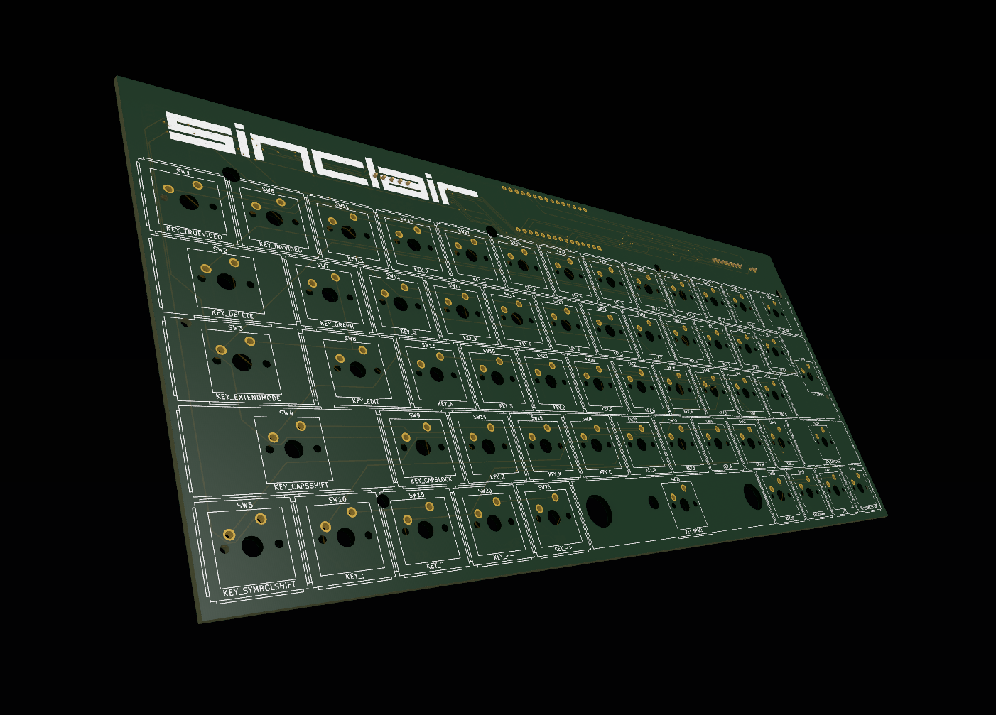 SpecCherry+ Sinclair ZX Spectrum+ Keyboard