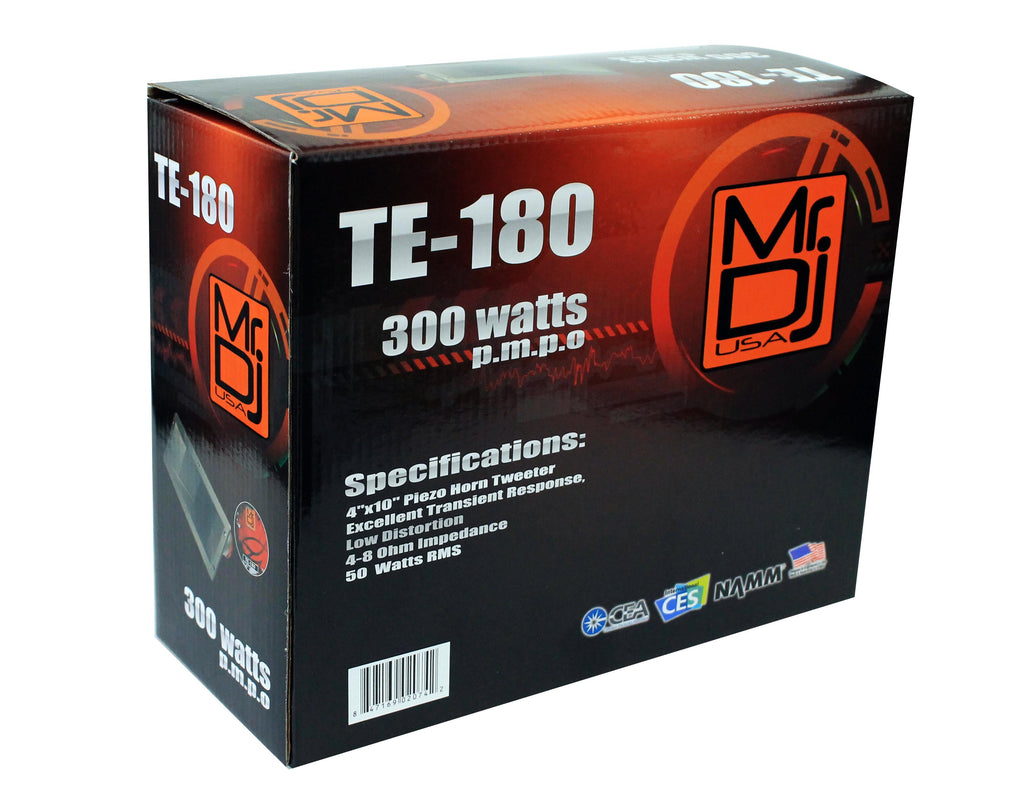MR DJ TE-180 PRO 300W PA DJ Compression Horn Tweeter – Mr Dj USA