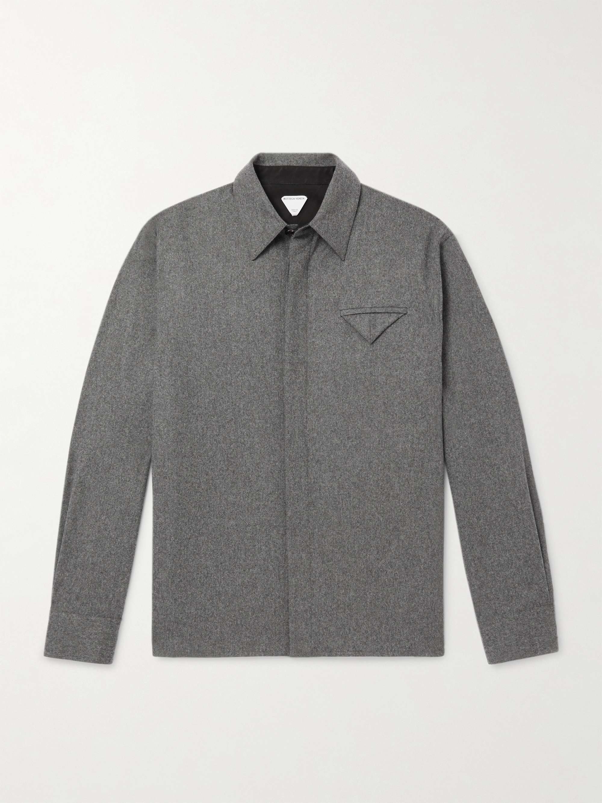 BOTTEGA VENETA Wool-Flannel Shirt for Men | MR PORTER