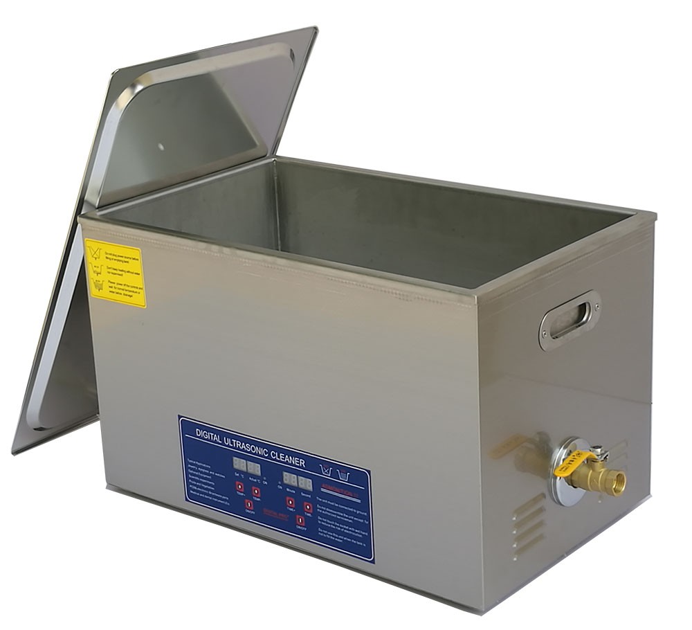 デジタル式 30L/28kHz 超音波洗浄機】 タイマー/ヒーター/大型洗浄器