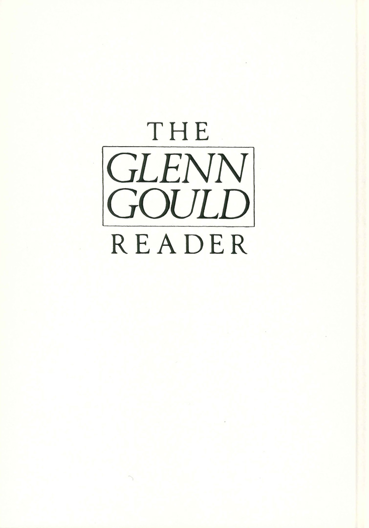 グレン・グールド著作集 | みすず書房