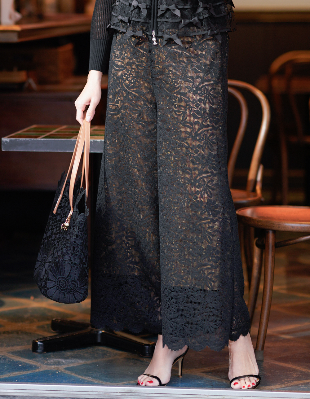 エムズグレイシー 2025新作❗️ファンシーツイードワンピース 38