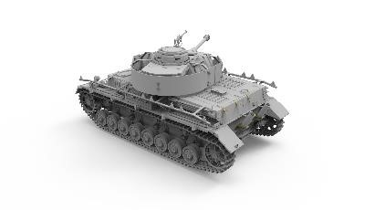 ボーダーモデル[BT025] 1/35 ドイツIV号戦車J型 初期/中期型 &平貨車