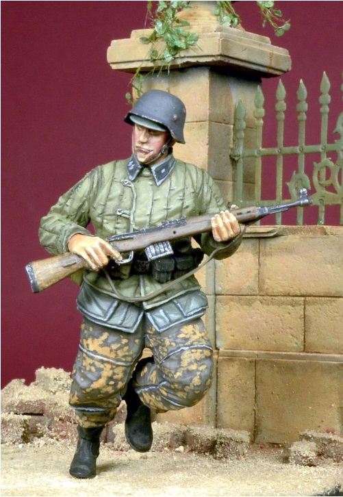 D-Day miniature studio[DD35051］ 1/35 WWII独 走る武装親衛隊擲弾兵