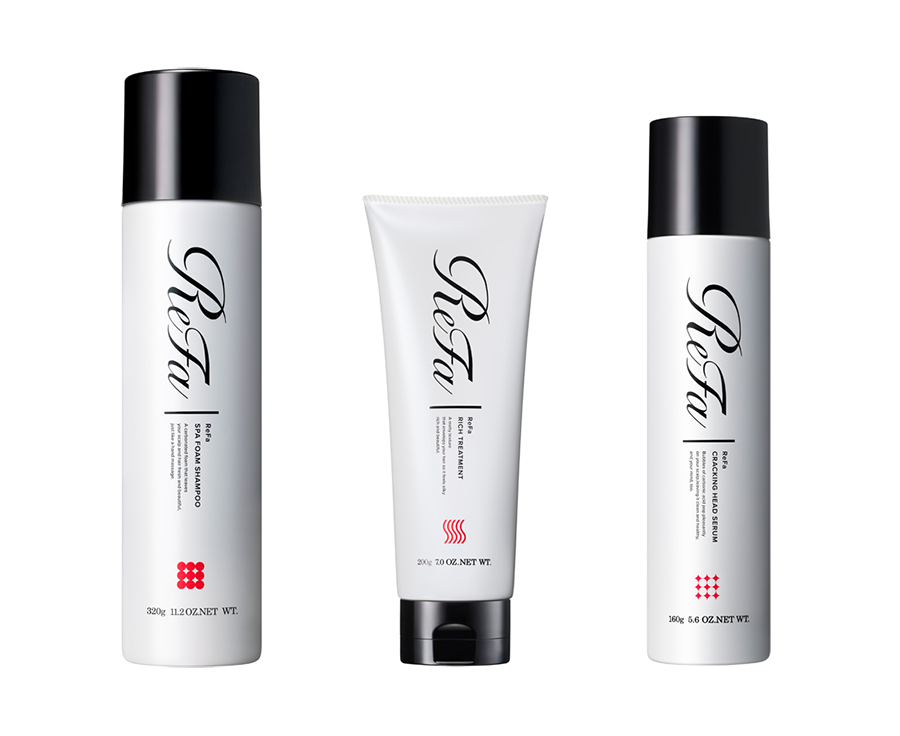 ReFaから炭酸ヘアケア3商品「ReFa SPA FOAM SHAMPOO」「ReFa RICH