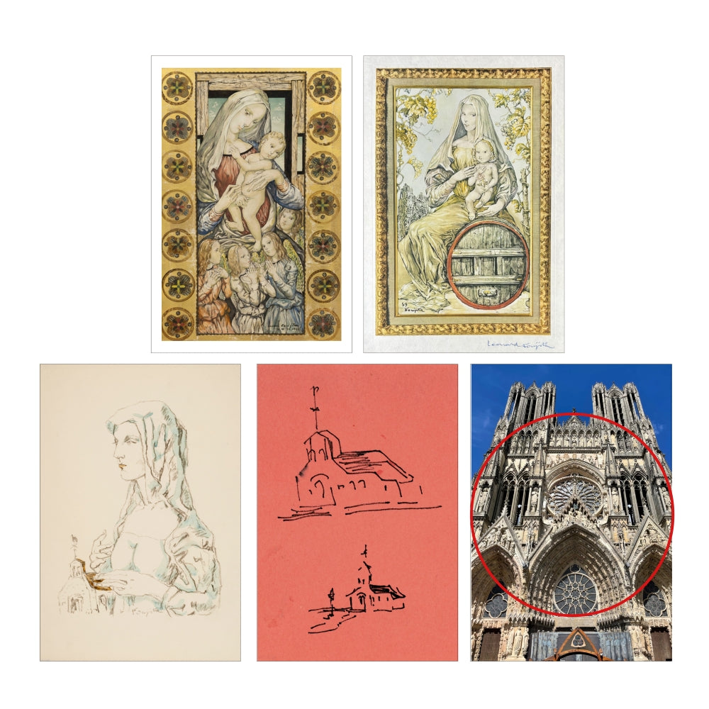 ポストカード ランス・ノートルダム大聖堂 – 軽井沢安東美術館
