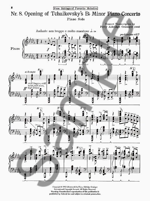 ピアノ協奏曲第1番・変ロ短調 (冒頭部分のみ)（ピョートル