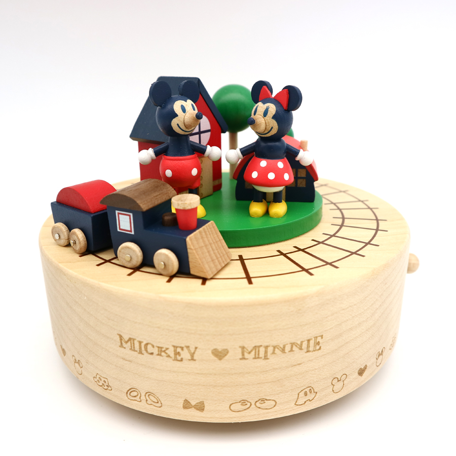 ミッキーマウスの冒険 オルゴール 木製 3引き出し 【公式通販】