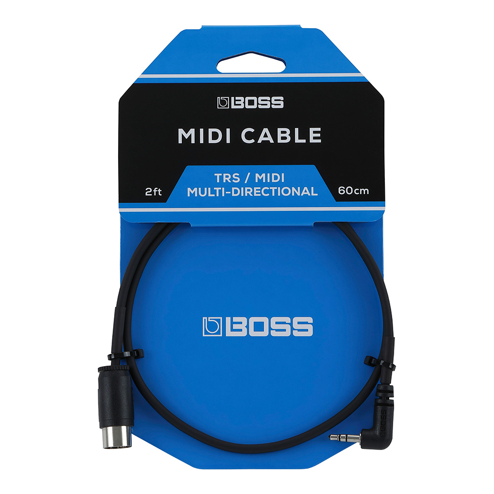 BOSS BMIDI-2-35 3.5mm TRS/MIDI Cable 60cm｜ミュージックランドKEY