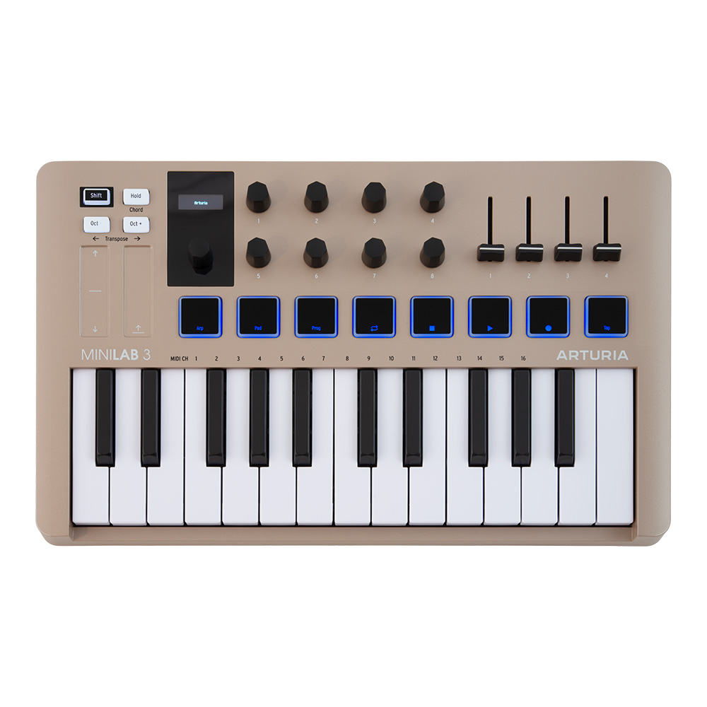 Arturia MiniLab 3 Champagne｜ミュージックランドKEY