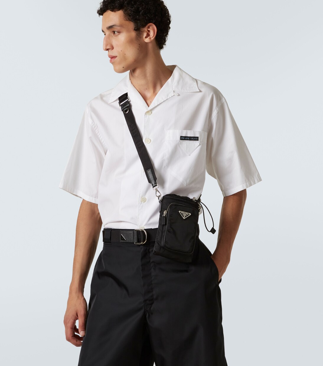 Re-Nylon smartphone case in black - Prada | Mytheresa