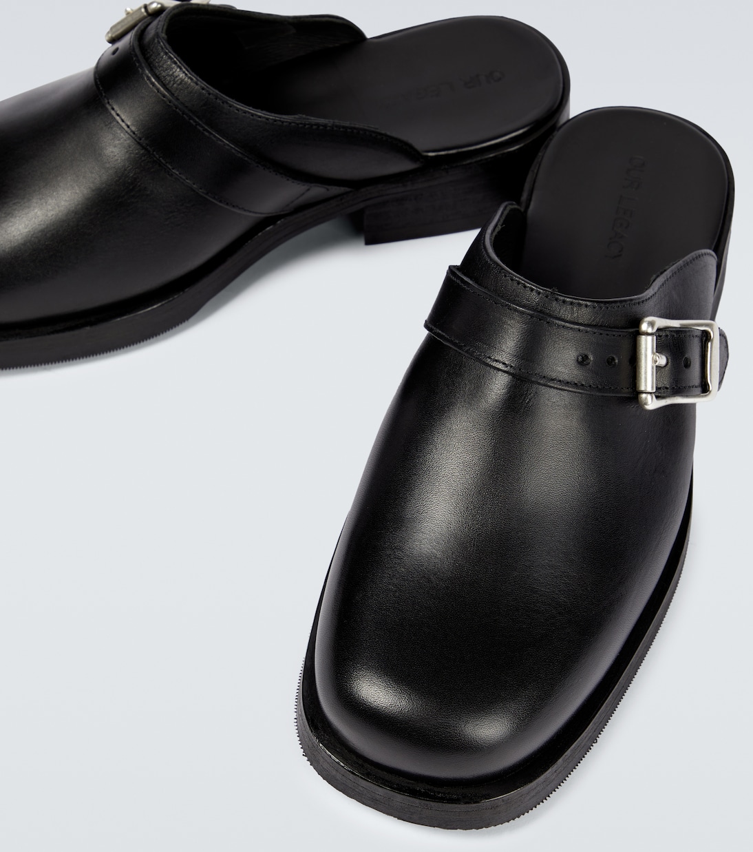 Camion leather mules in black - Our Legacy | Mytheresa