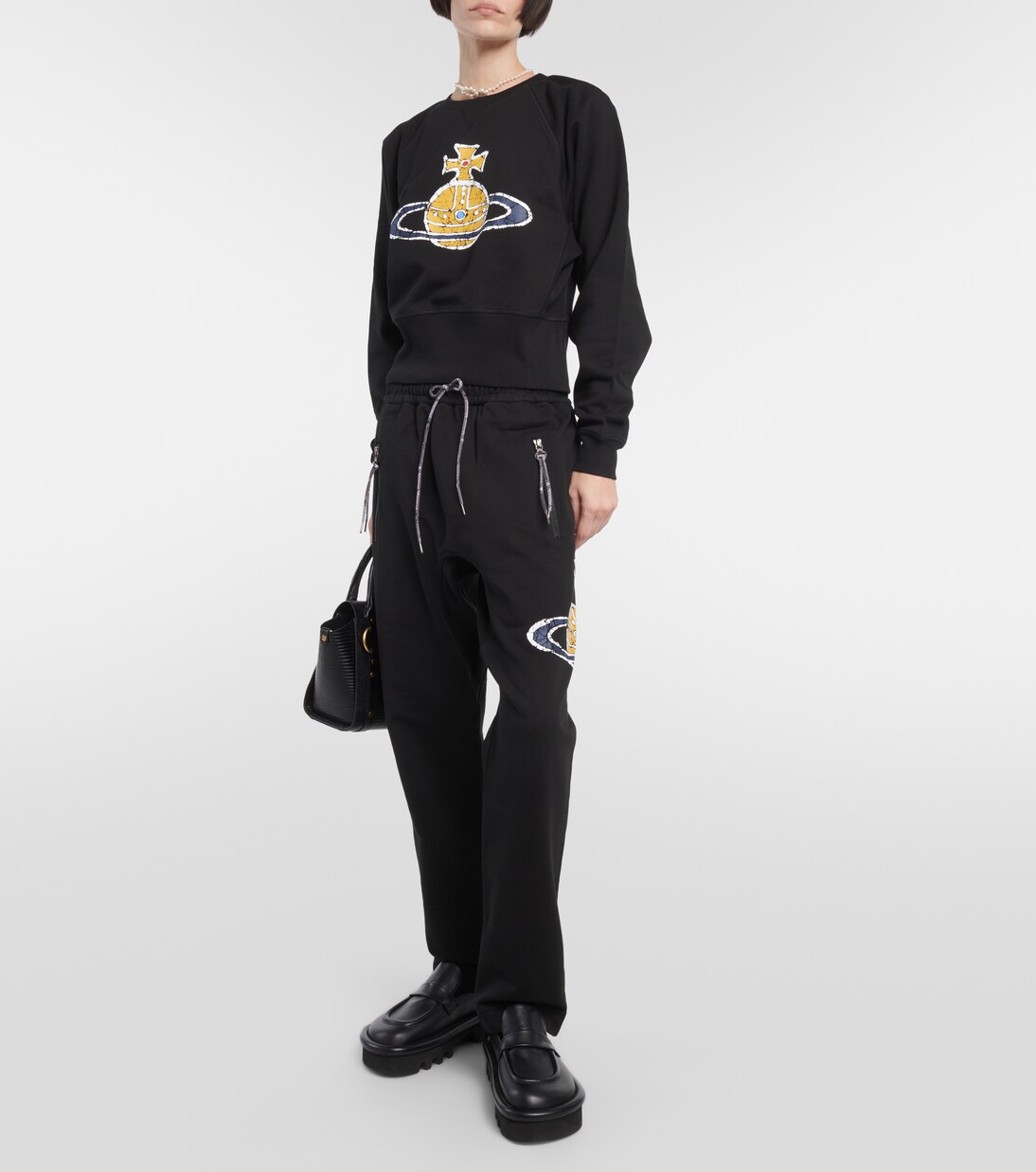 Cotton sweatshirt in black - Vivienne Westwood | Mytheresa