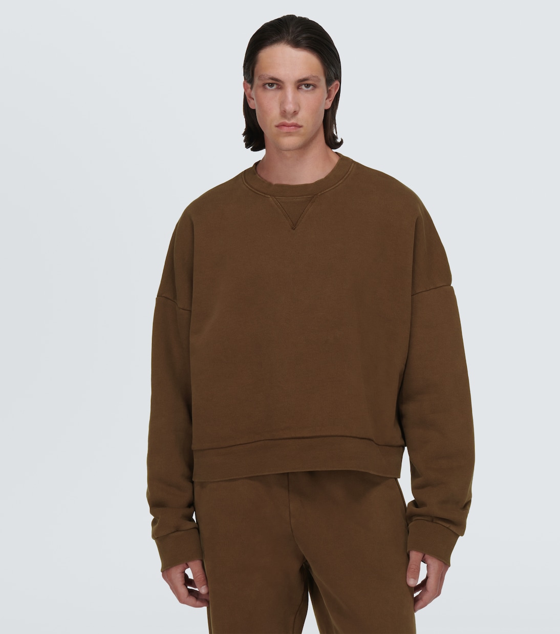 Box Crew cotton sweatshirt in brown - Entire Studios | Mytheresa