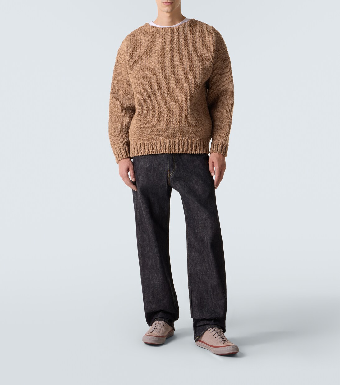 Amplus wool and cashmere sweater in brown - Visvim | Mytheresa