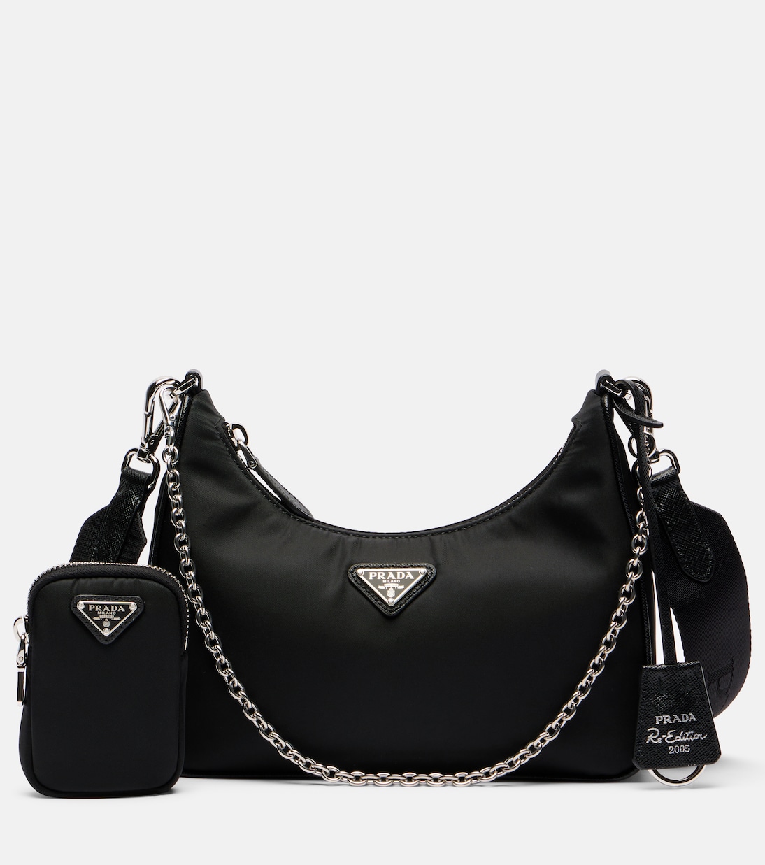 Prada Re-Edition 2005 shoulder bag in black - Prada | Mytheresa