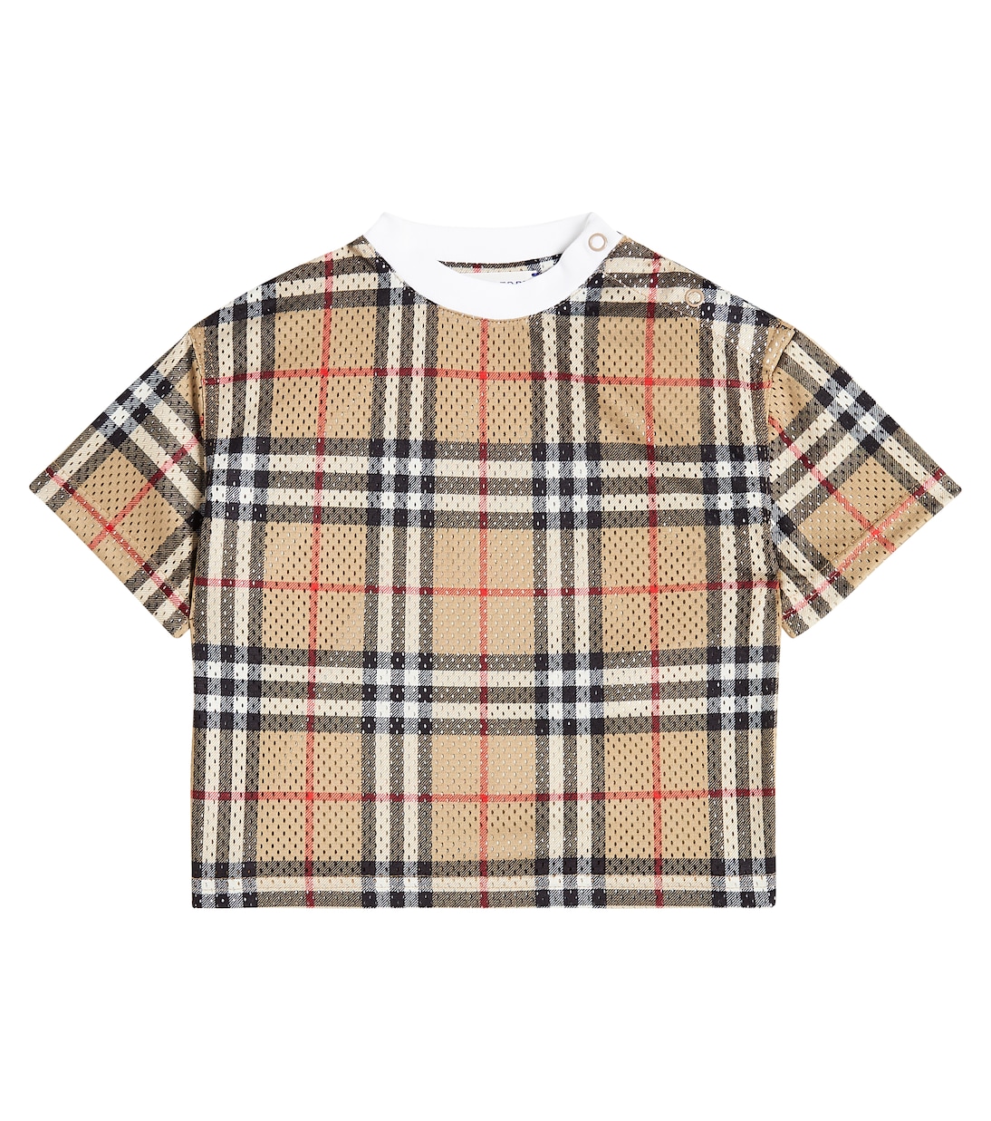 Baby Burberry Check T-shirt in multicoloured - Burberry Kids