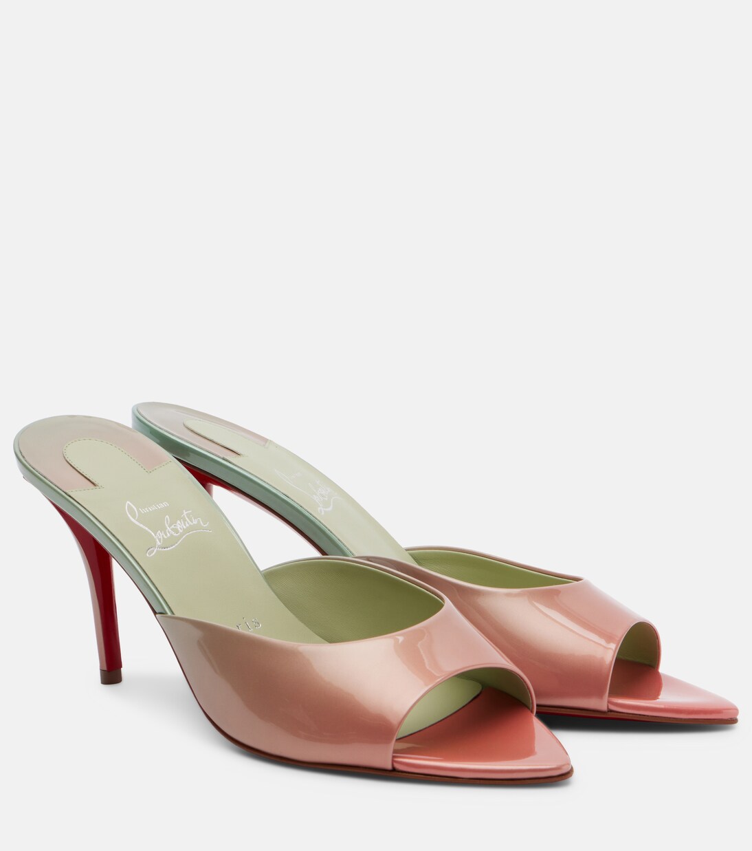 Miss Z leather sandals in pink - Christian Louboutin | Mytheresa