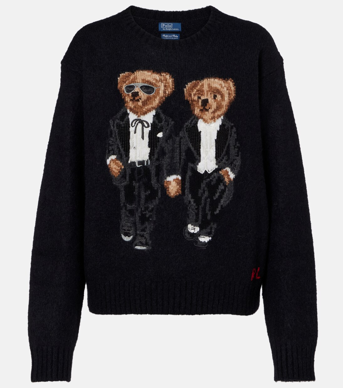 Polo Bear wool-blend sweater in black - Polo Ralph Lauren | Mytheresa