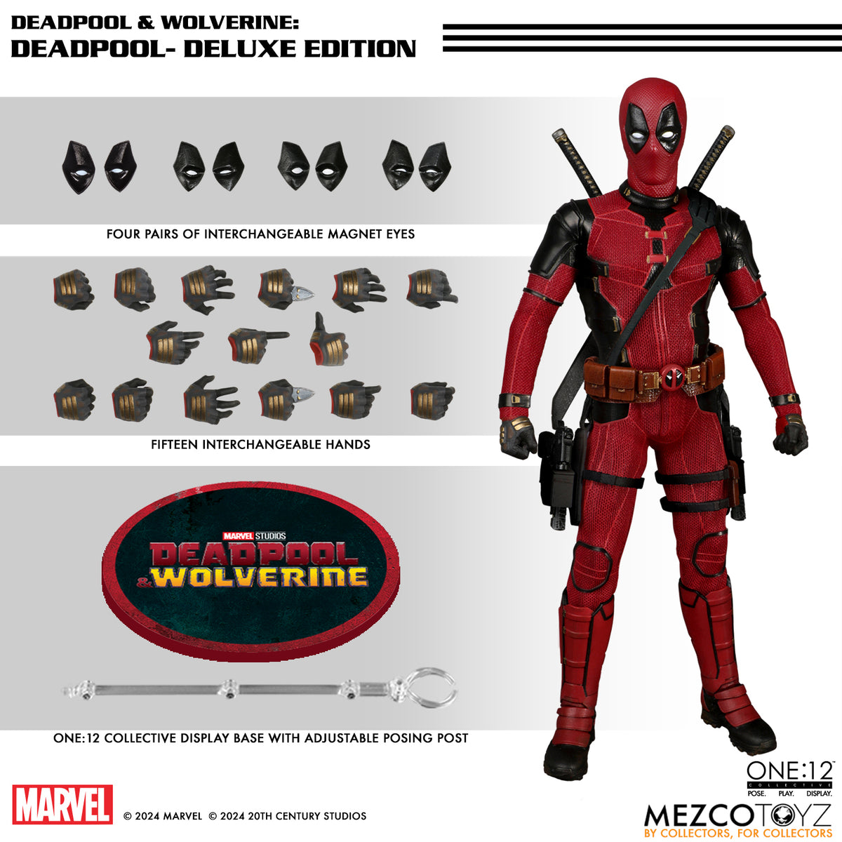 Deadpool (with Dogpool) – Marvel Deadpool & Wolverine – Mezco One