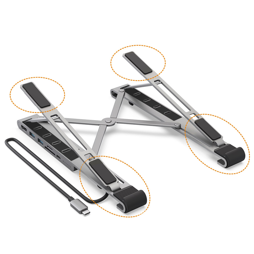 訳あり] HyperDrive 7-in-1 USB-Cハブスタンド ※開封・パッケージ不良