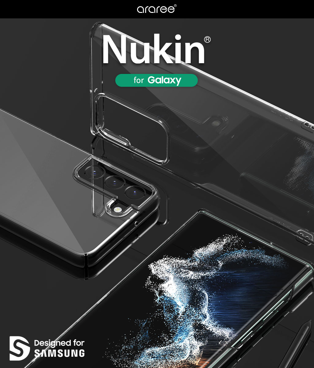 Galaxy S22 / S22 Ultra】NUKIN クリアケース 背面カバー - 【公式