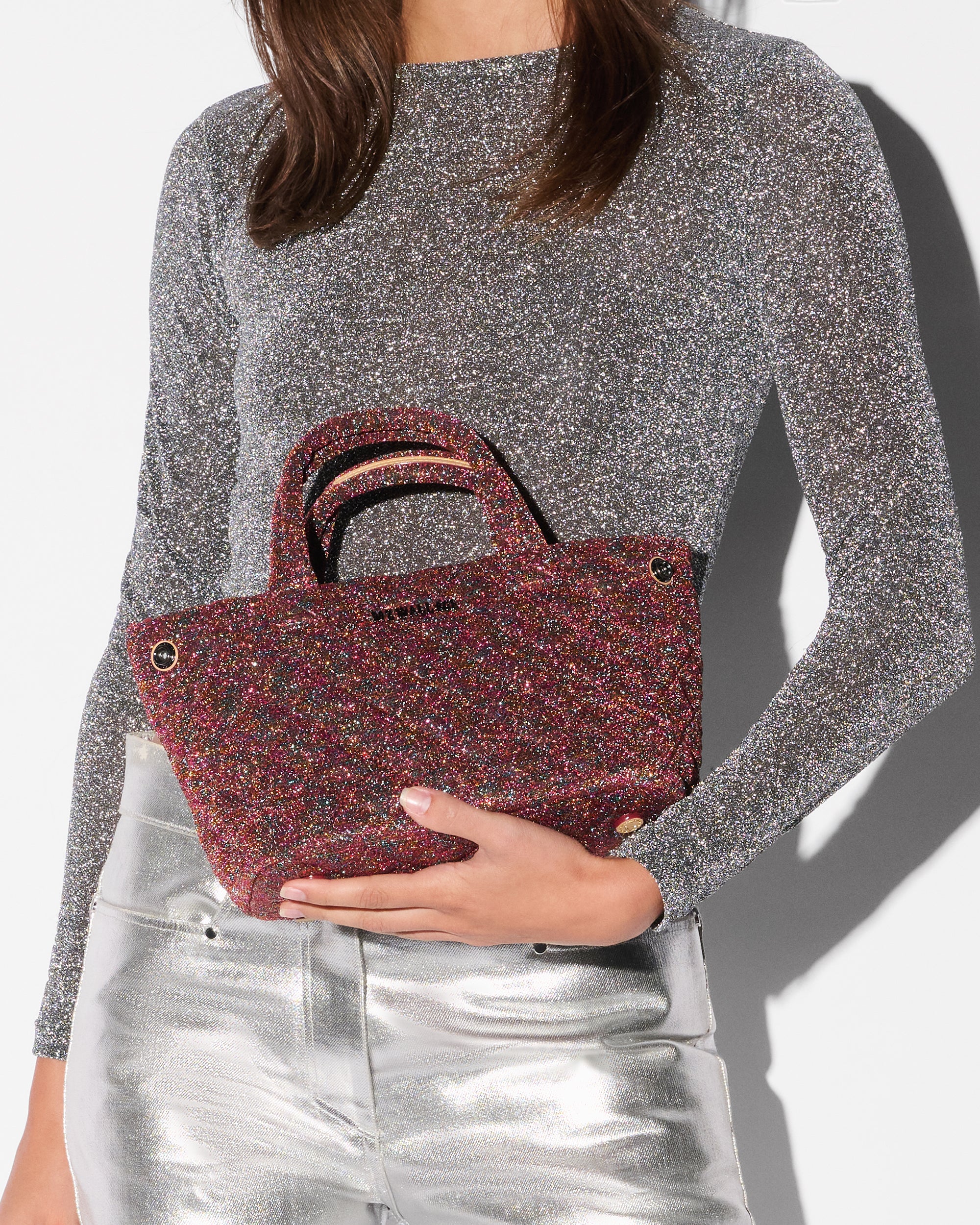 Fire Opal Shimmer Mini City Tote