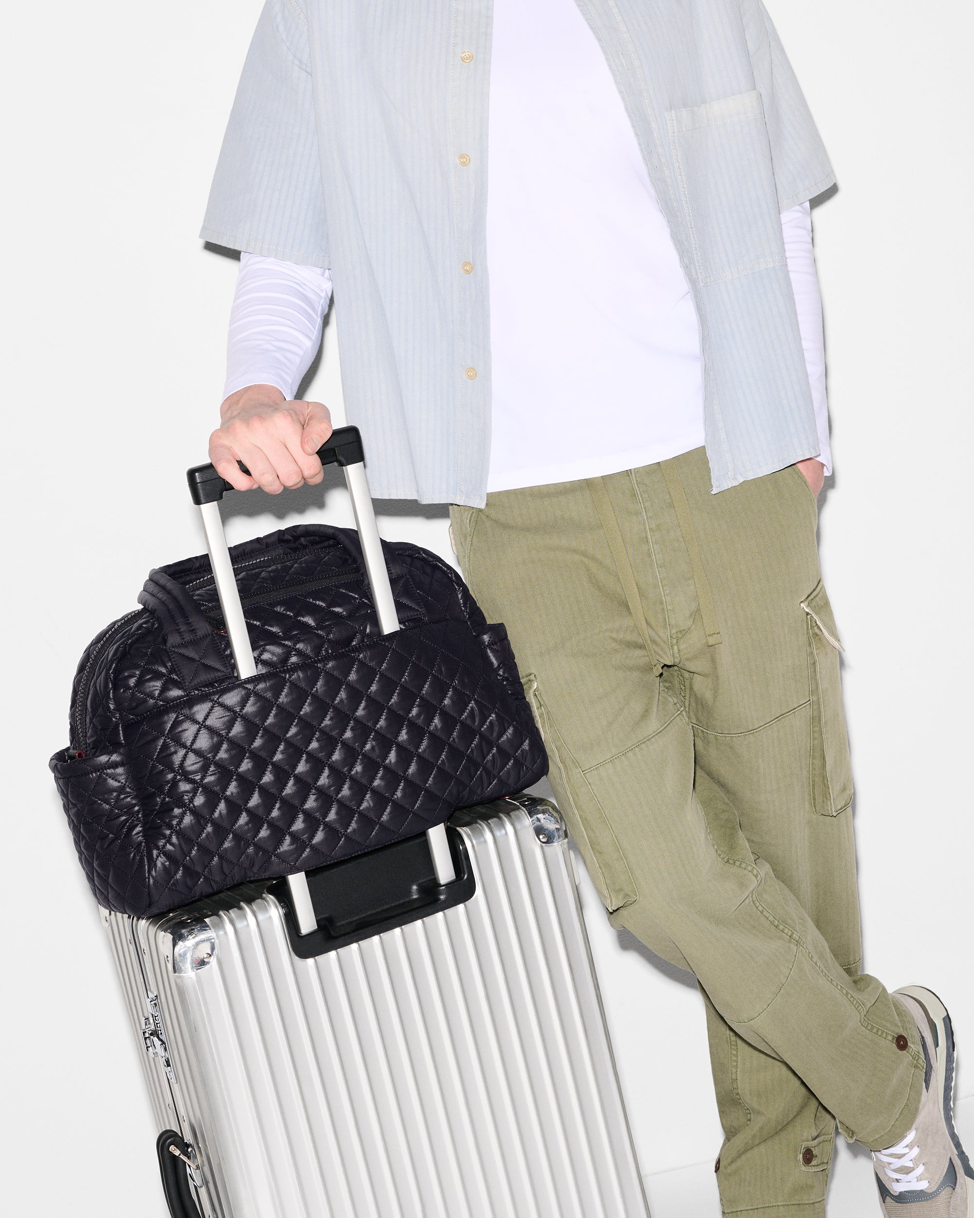 Black Travel Duffel Bag | MZ Wallace