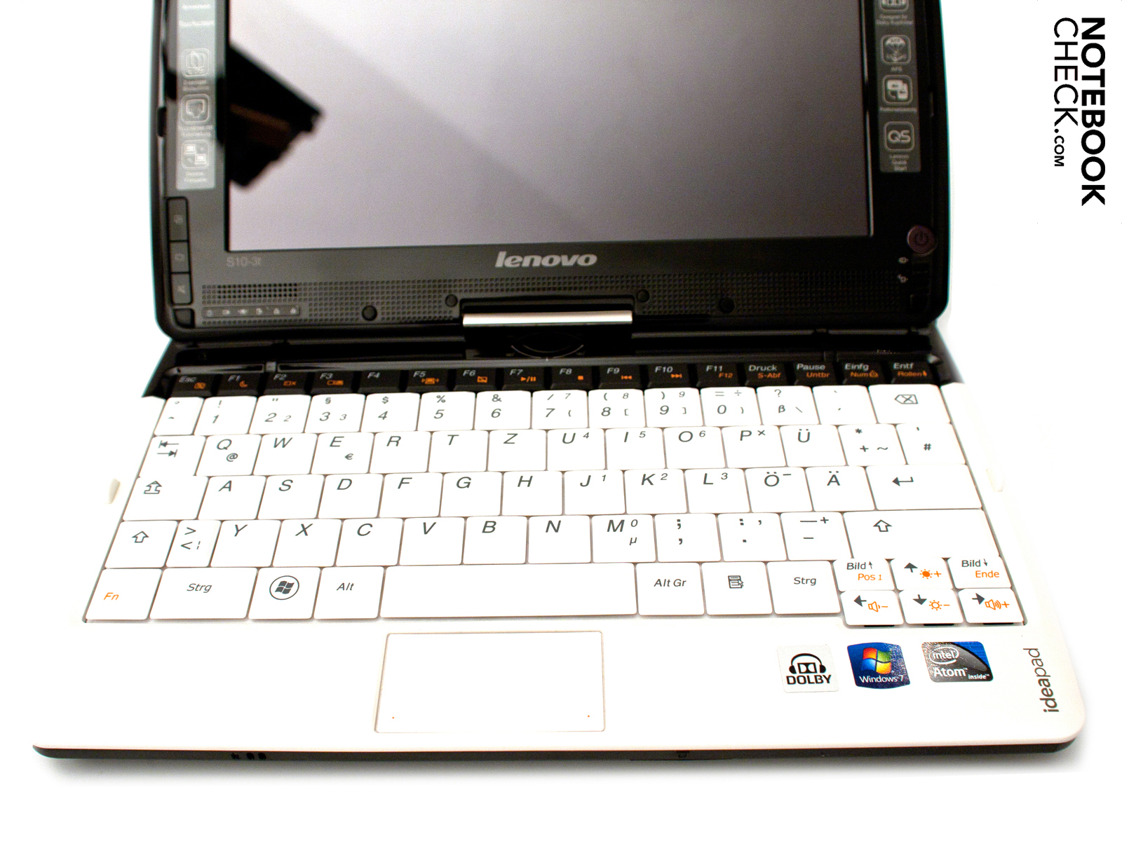 Review Lenovo IdeaPad S10-3t Convertible - NotebookCheck.net Reviews
