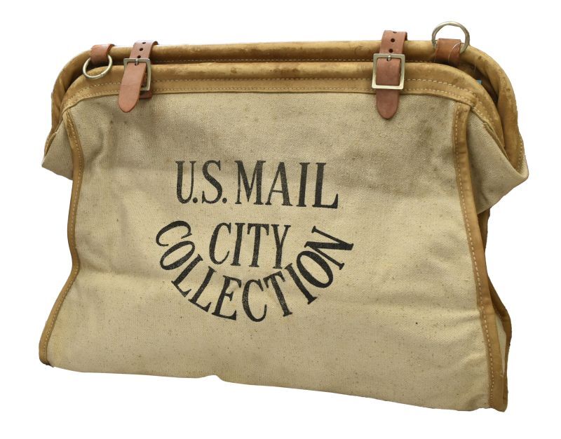 60s~70's【ビンテージ】【US MAIL BAG】集荷用キャンバス【メール
