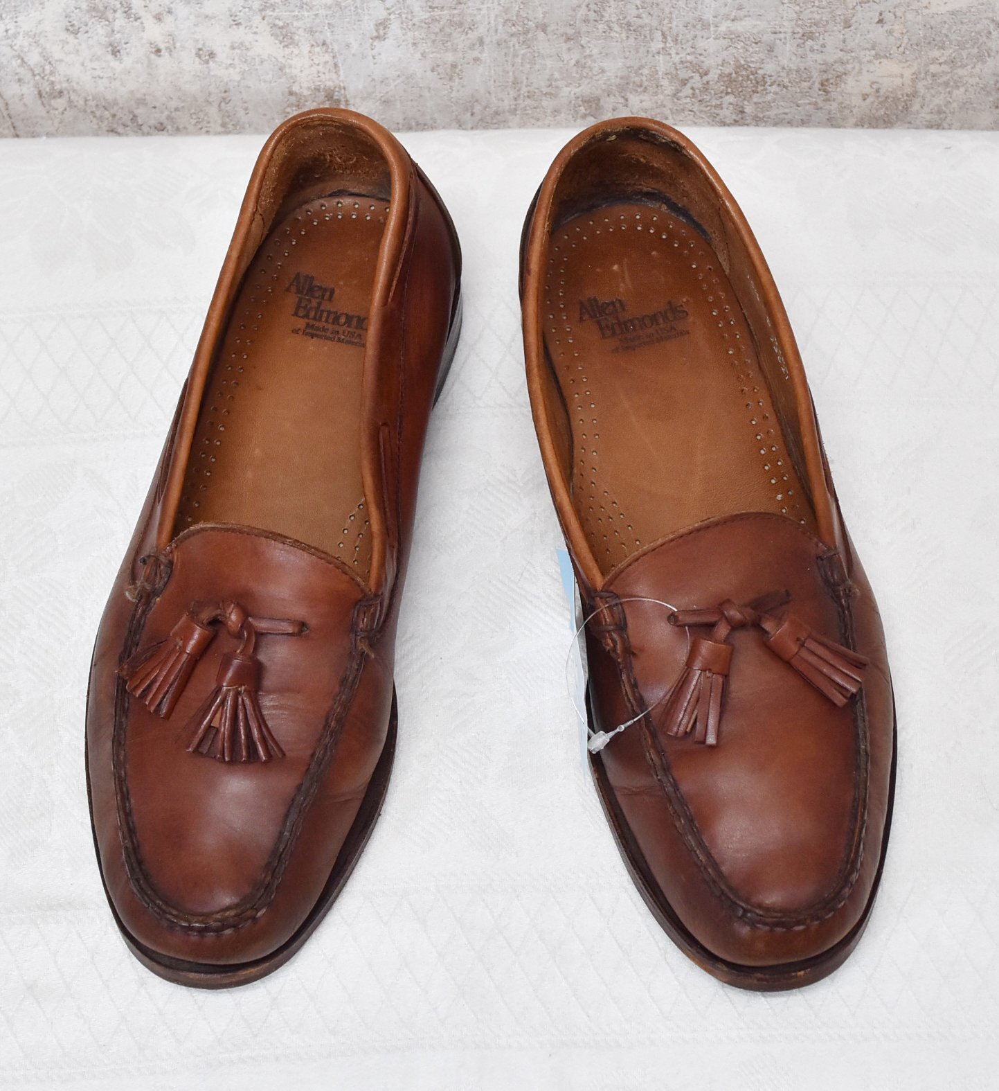 USA製】【アレンエドモンズ】【Allen Edmonds】【赤茶色】【タッセル