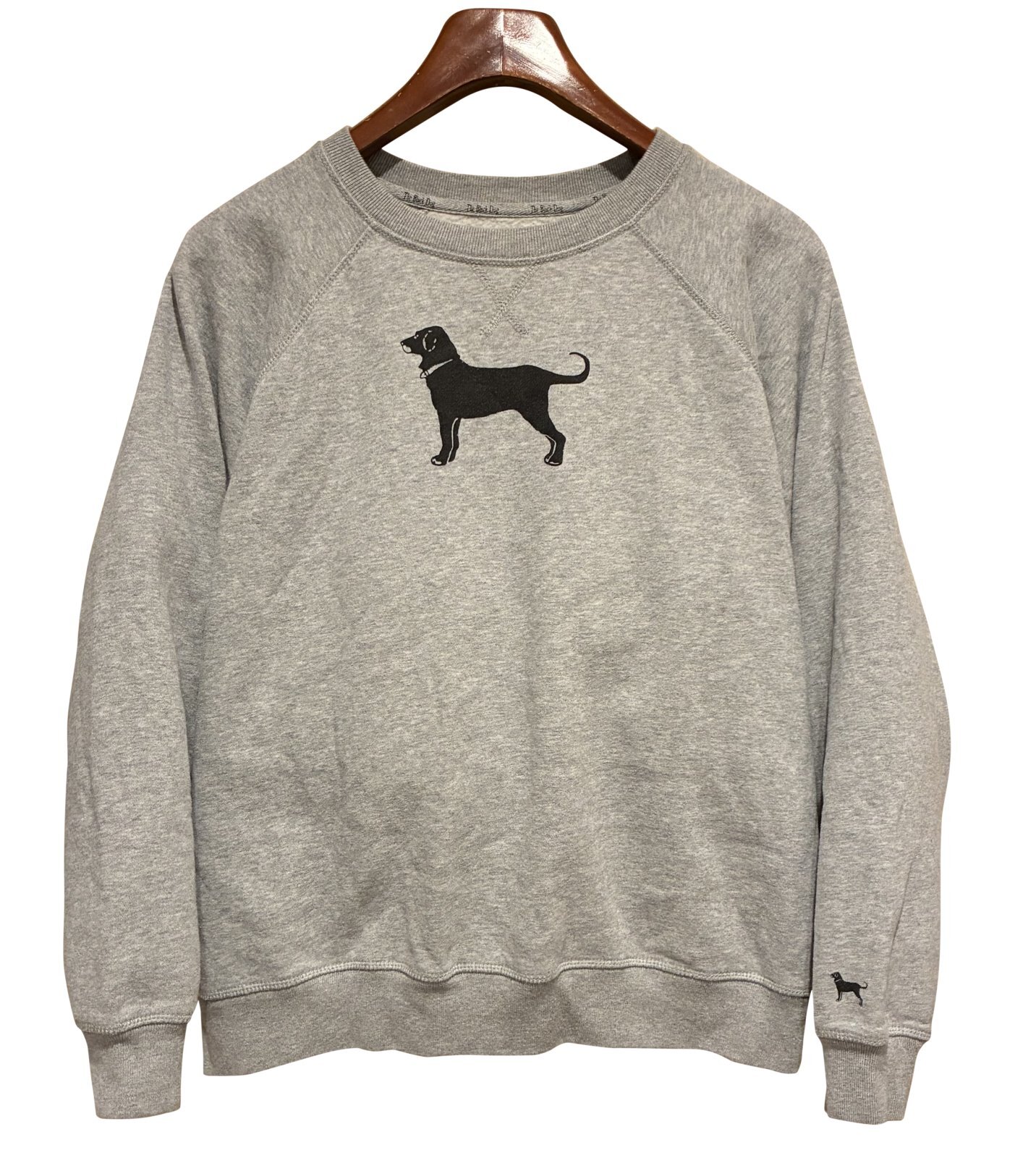 ビンテージ】【The Black Dog】ブラックドッグ【グレー】【犬プリント