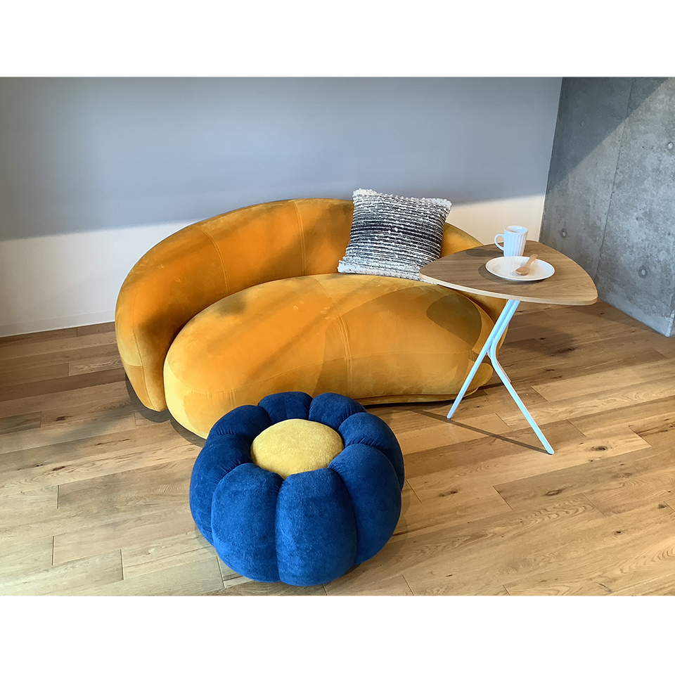 スツールOT-586【送料無料】イエロー/ブルー | NOCEノーチェ 家具