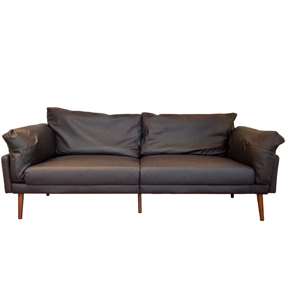 ソファHVS06 3人掛け【送料無料】ブラック | NOCEノーチェ 家具