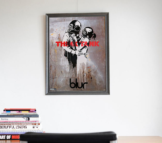 Banksy 『blurのオリジナル・プロモ ポスター』 blur THINK TANKを販売