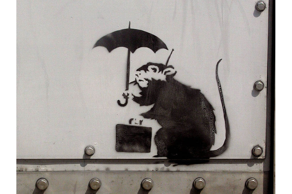 Banksy（バンクシー） -Love Rat -Pest ControlのCOA付き作品を販売 ー